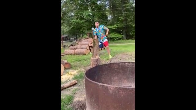Hold my beer while I split wood