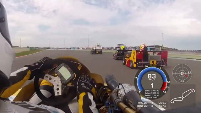 What is it like to drive a go-kart over 200 km/h?