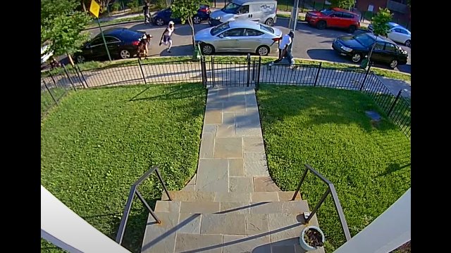 Wild shootout in Northeast DC captured on home surveillance video