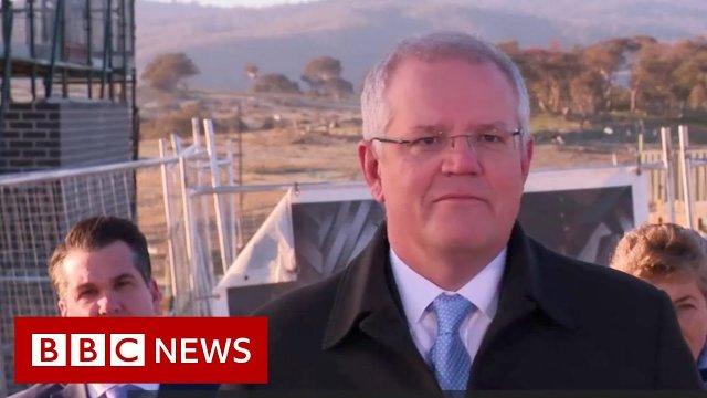 Australian man interrupts PM Morrison to say 'get off my lawn' [VIDEO]