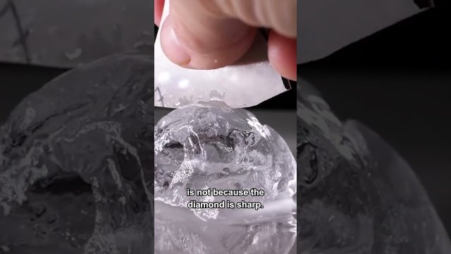 Cutting Ice With Diamond [VIDEO]