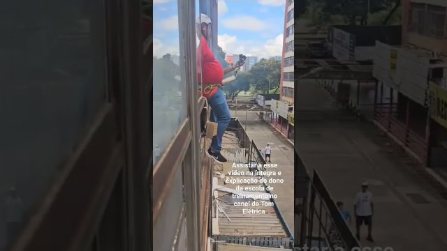Terrifying moment zip wire SNAPS sending thrillseeker plummeting 20ft down to the road below [VIDEO]