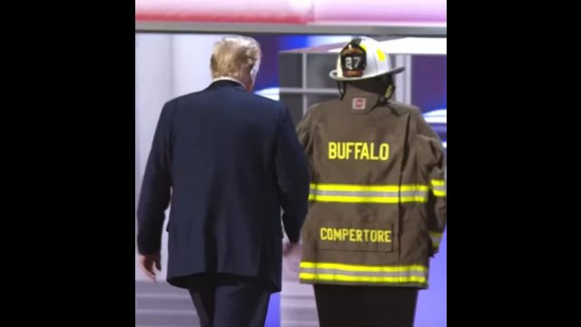 Donald Trump Kisses Rally Shooting Victim Corey Comperatore's Helmet [VIDEO]