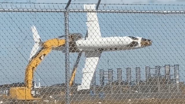 Florida Man Flies Jet With Excavator Like a Toy Plane [VIDEO]