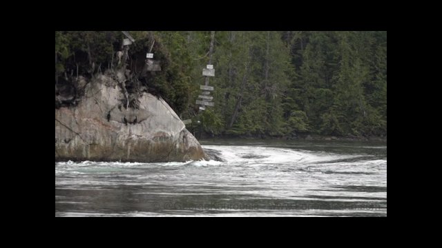 Island 'moving' in optical illusion off Vancouver Island