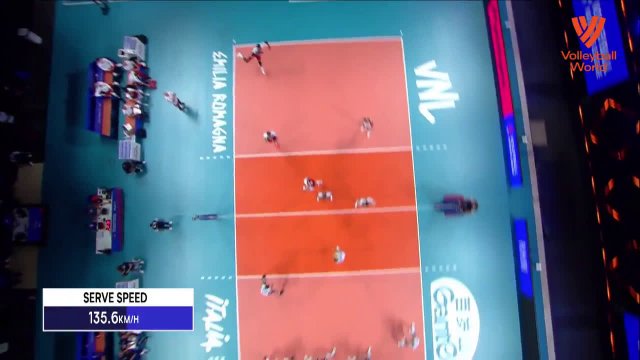13 service aces in one match. Something amazing!