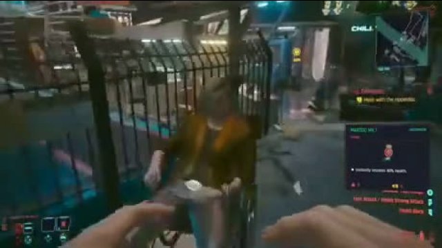 Hitting a Disabled Person In Cyberpunk 2077
