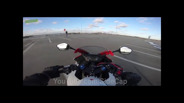 A motorcyclist and his signature trick that failed him