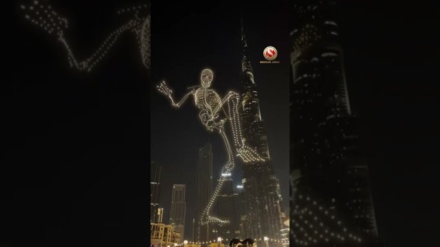 Halloween drone show lights up Dubai [VIDEO]
