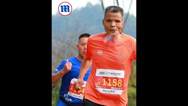 Chinese runner viral for smoking in marathon [VIDEO]