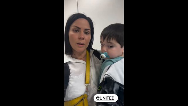 Mother and baby DENIED entry to United Flight for using the wrong PRONOUNS for flight attendant.
