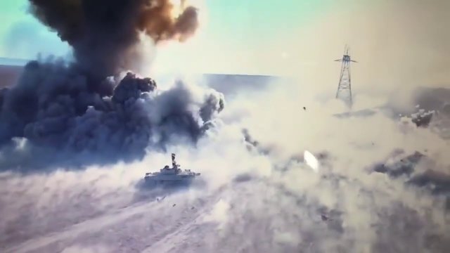 Iraqi M1 Abrams vs ISIS suicide car bomb