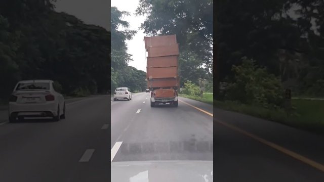 Pickup is Carrying Quite the Massive Load