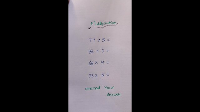 Useful maths multiplication tips [VIDEO]