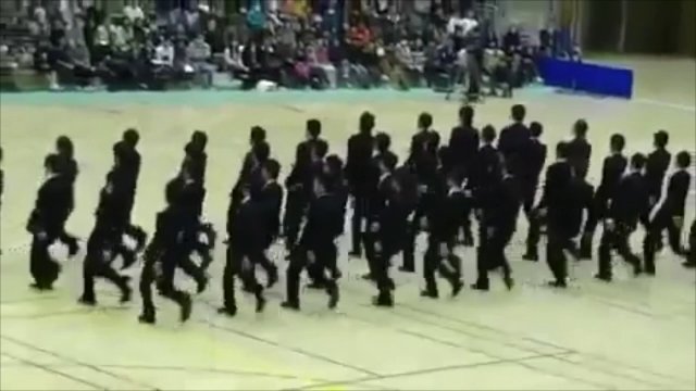 Japanese Synchronized Walking Competition [VIDEO]