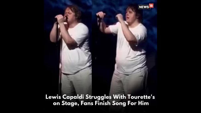 Lewis Capaldi Struggles With Tourette's on Stage, Fans Finish Song For Him [VIDEO]