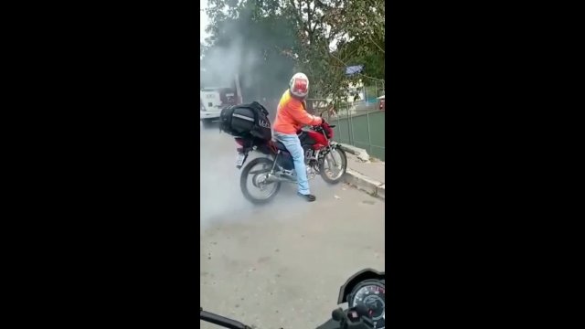 What could go wrong when burning rubber?