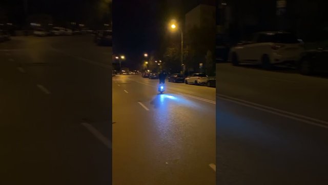 Accident on a unicycle at a speed of 60km/h