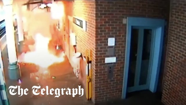 E-bike bursts into flames during rush hour at Sutton Station [VIDEO]