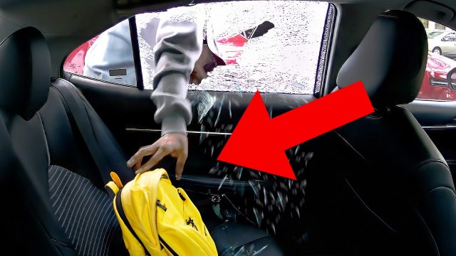 Car Thief Gets Instant Karma [VIDEO]