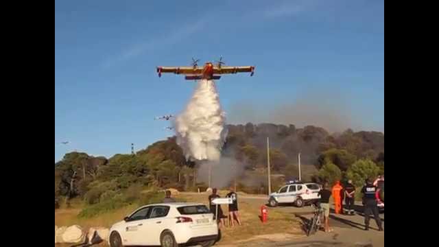 Aerial Firefighters in action